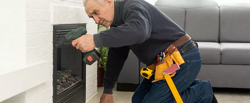 New Indoor Fireplace Installation in Murrysville, Pennsylvania