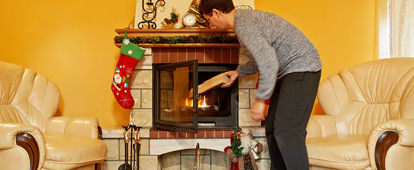 Rusted Metal Fireplace Restoration in Murrysville, Pennsylvania